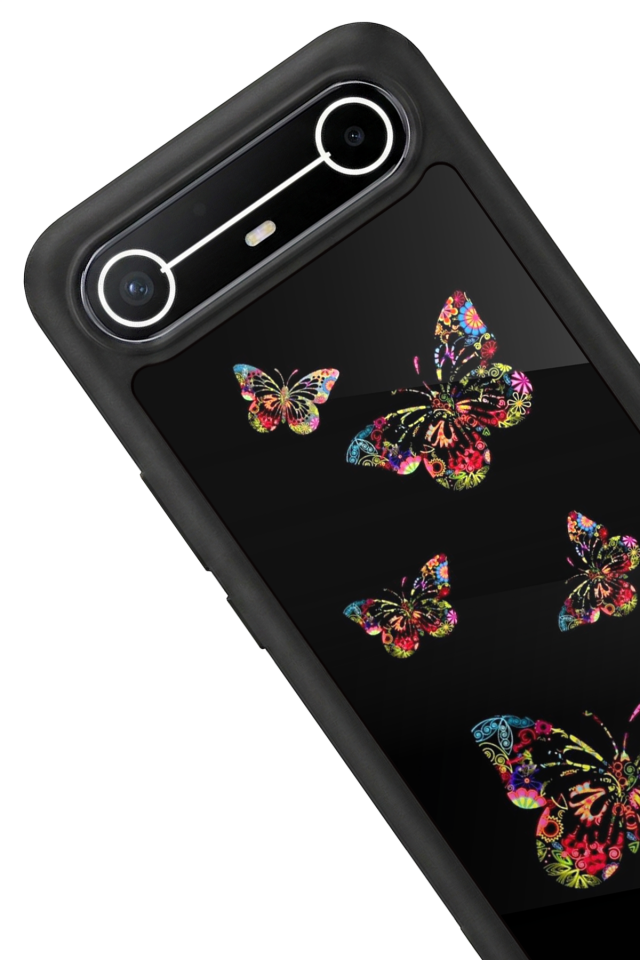 Tecno Spark Slim 5G Uyumlu Kelebek Tasarımlı Glossy Premium Kılıf