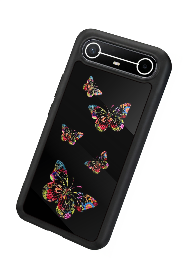 Tecno Spark Slim 5G Uyumlu Kelebek Tasarımlı Glossy Premium Kılıf