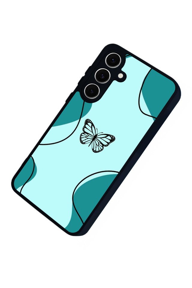 Samsung Galaxy A16 Uyumlu Kelebek Tasarımlı Glossy Premium Kılıf
