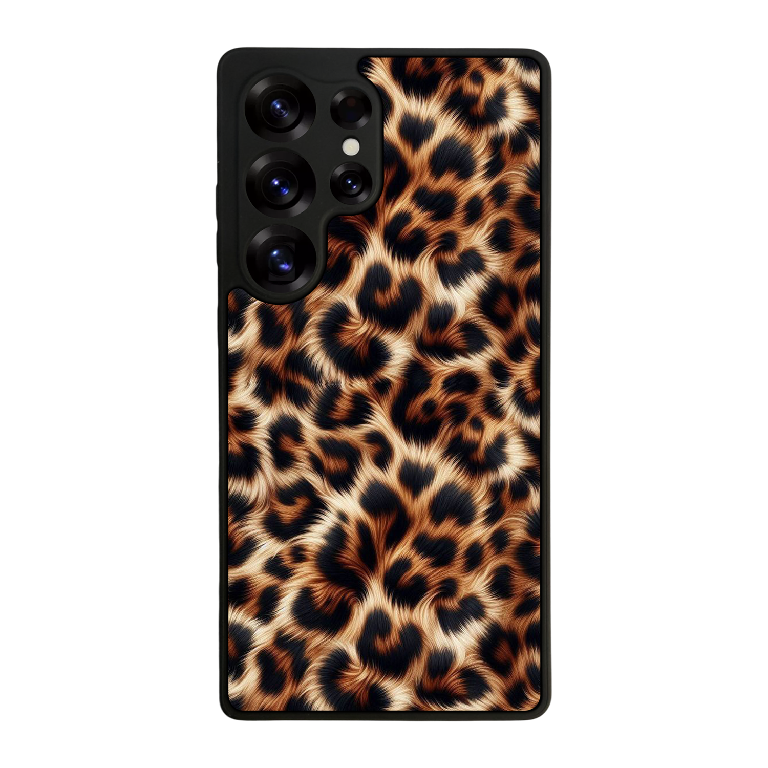 Samsung Galaxy S25 Ultra Uyumlu Leopar Tasarımlı Glossy Premium Kılıf