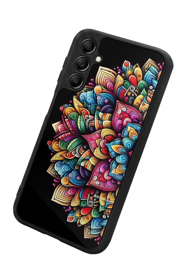 Samsung Galaxy A14 Uyumlu Mandala Tasarımlı Glossy Premium Kılıf
