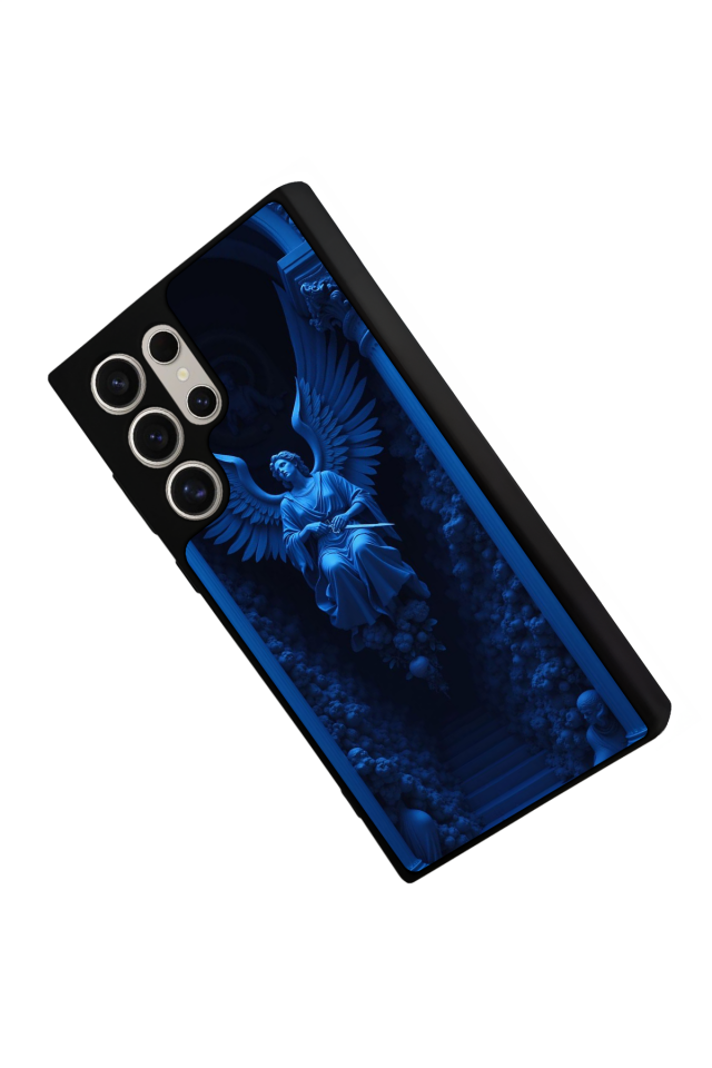 Samsung Galaxy S23 Ultra Uyumlu Melek Tasarımlı Glossy Premium Kılıf