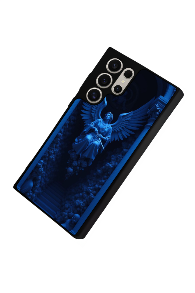 Samsung Galaxy S23 Ultra Uyumlu Melek Tasarımlı Glossy Premium Kılıf