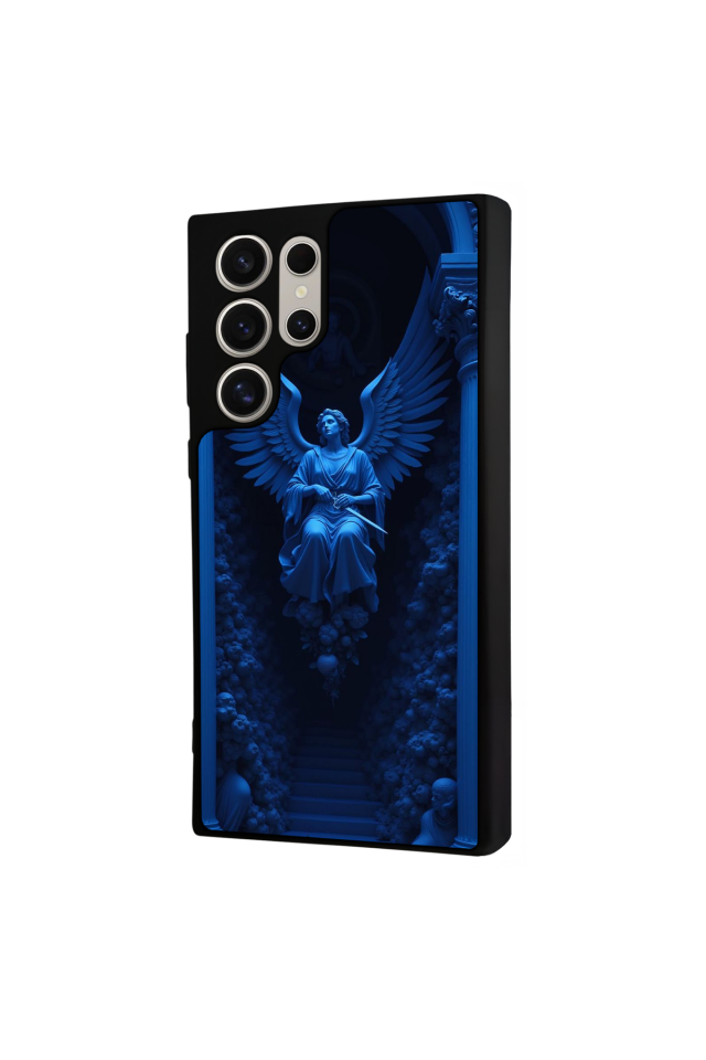 Samsung Galaxy S23 Ultra Uyumlu Melek Tasarımlı Glossy Premium Kılıf