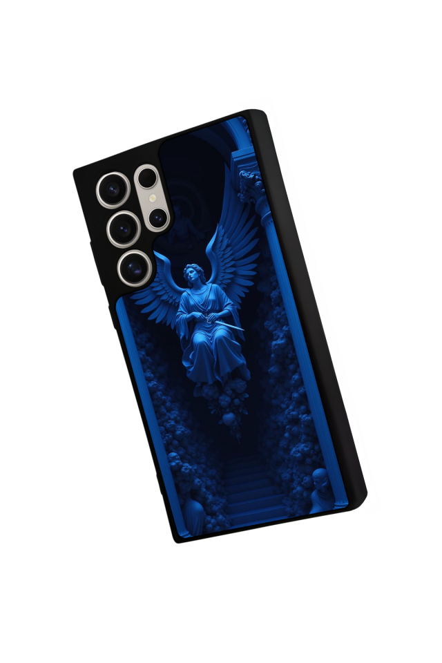 Samsung Galaxy S23 Ultra Uyumlu Melek Tasarımlı Glossy Premium Kılıf