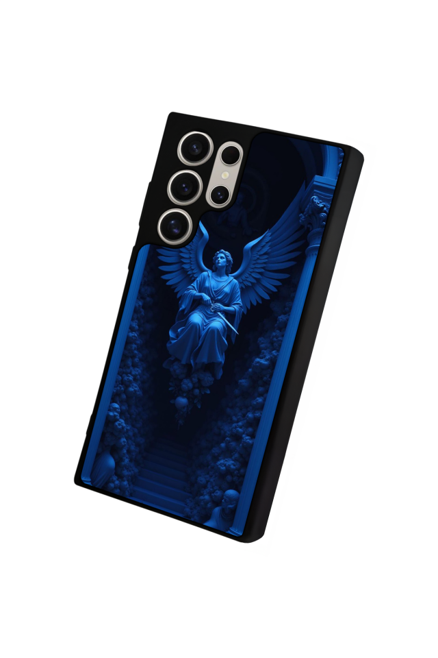 Samsung Galaxy S23 Ultra Uyumlu Melek Tasarımlı Glossy Premium Kılıf