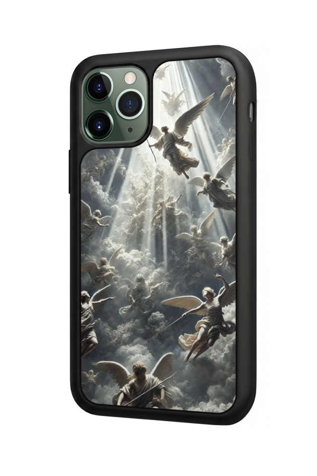 iPhone 11 Pro Uyumlu Melek Tasarımlı Glossy Premium Kılıf