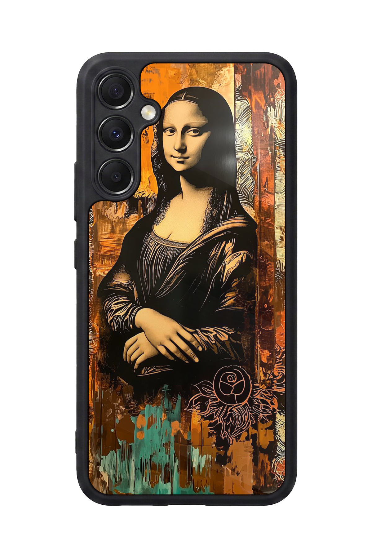 Samsung Galaxy A34 Uyumlu Monalisa Tasarımlı Glossy Premium Kılıf