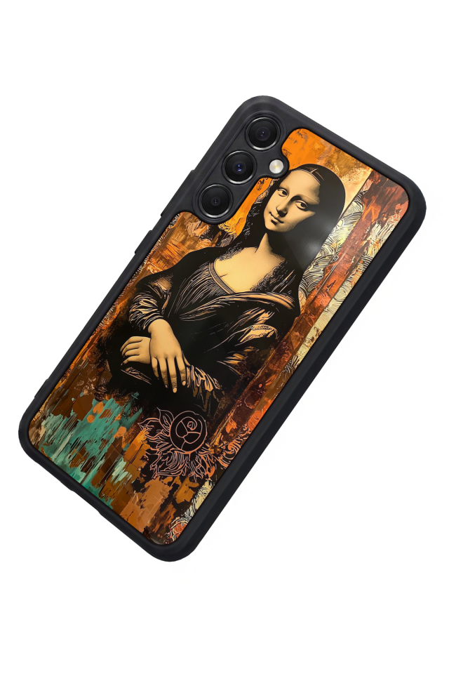 Samsung Galaxy A34 Uyumlu Monalisa Tasarımlı Glossy Premium Kılıf