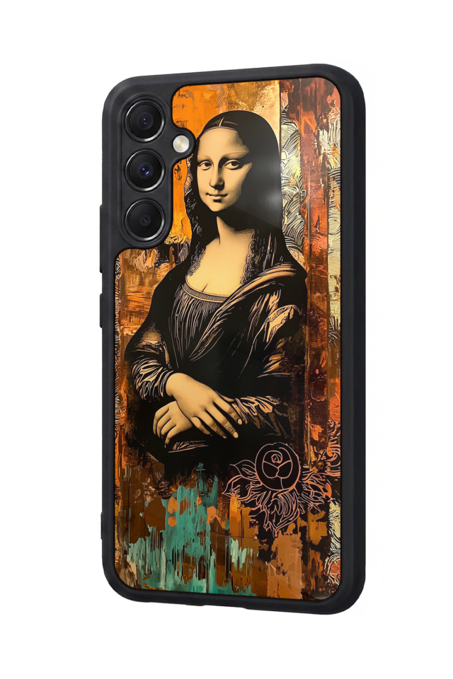 Samsung Galaxy A34 Uyumlu Monalisa Tasarımlı Glossy Premium Kılıf