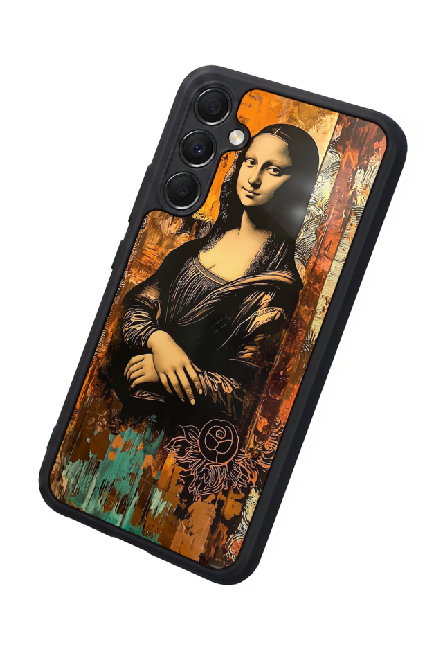 Samsung Galaxy A34 Uyumlu Monalisa Tasarımlı Glossy Premium Kılıf