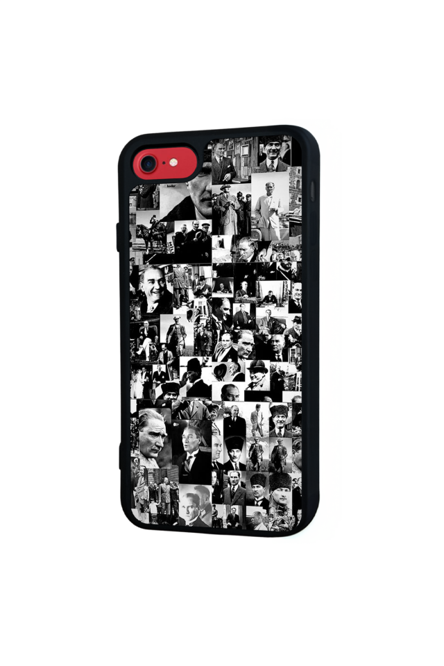 iPhone 7 Uyumlu Mustafa Kemal Ataturk Tasarımlı Glossy Premium Kılıf