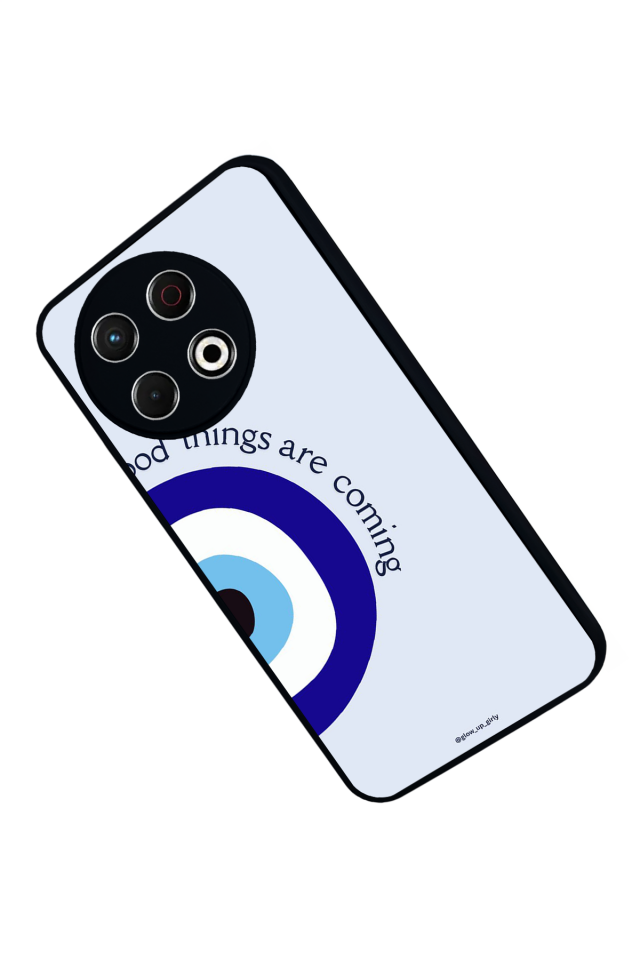 Tecno Spark 30 Pro Uyumlu Nazar Tasarımlı Glossy Premium Kılıf