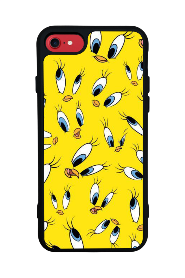 iPhone 8 Uyumlu Tweety Tasarımlı Glossy Premium Kılıf