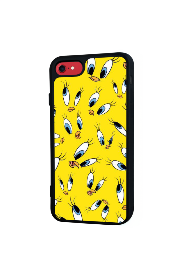 iPhone 8 Uyumlu Tweety Tasarımlı Glossy Premium Kılıf