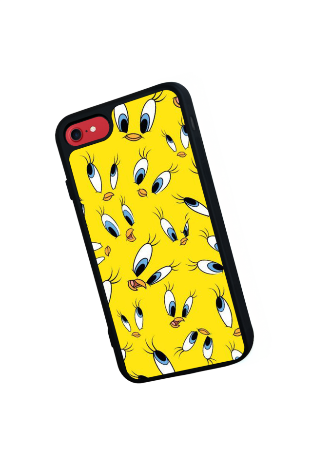 iPhone 8 Uyumlu Tweety Tasarımlı Glossy Premium Kılıf