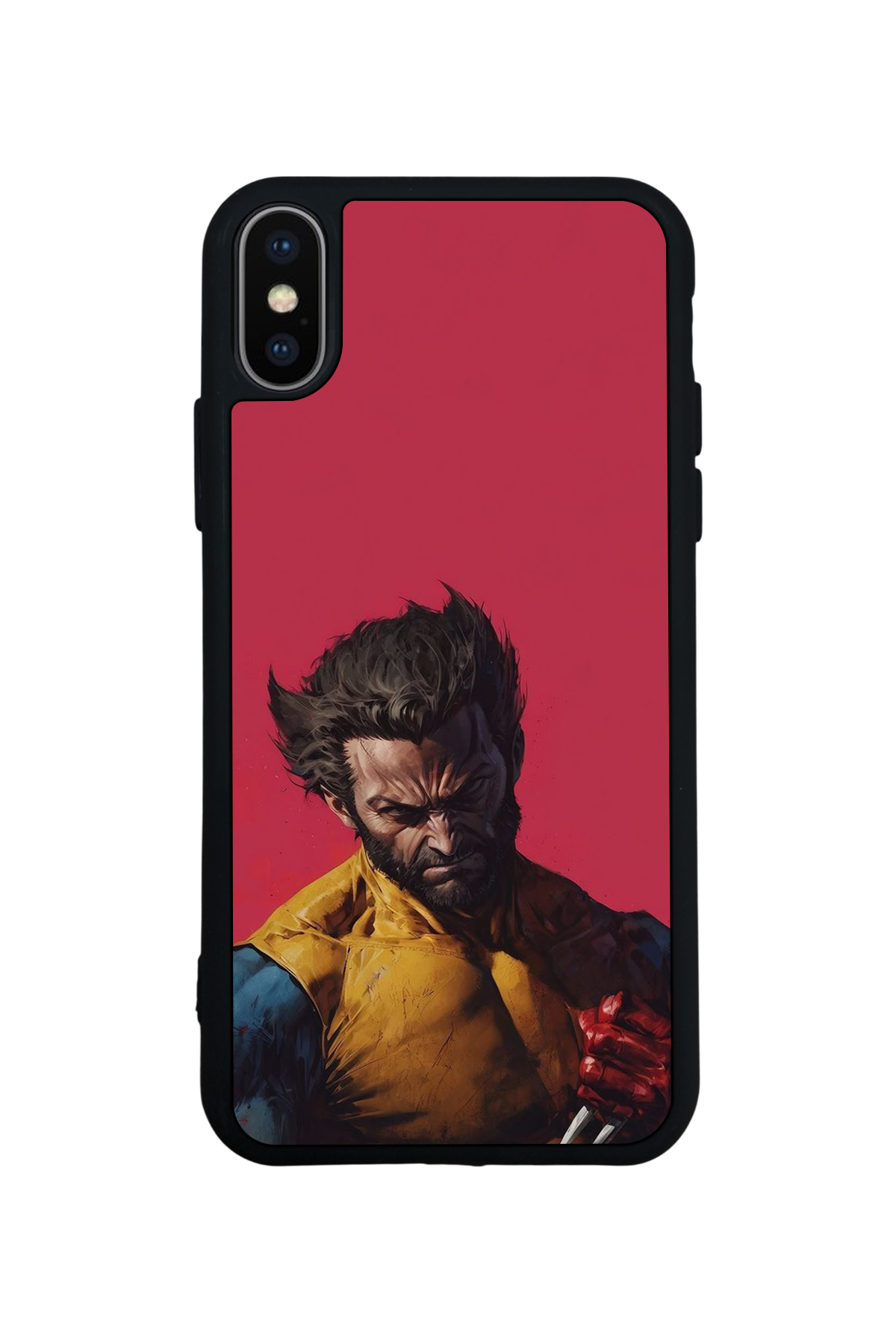 iPhone X/ XS Uyumlu Wolverine Tasarımlı Glossy Premium Kılıf