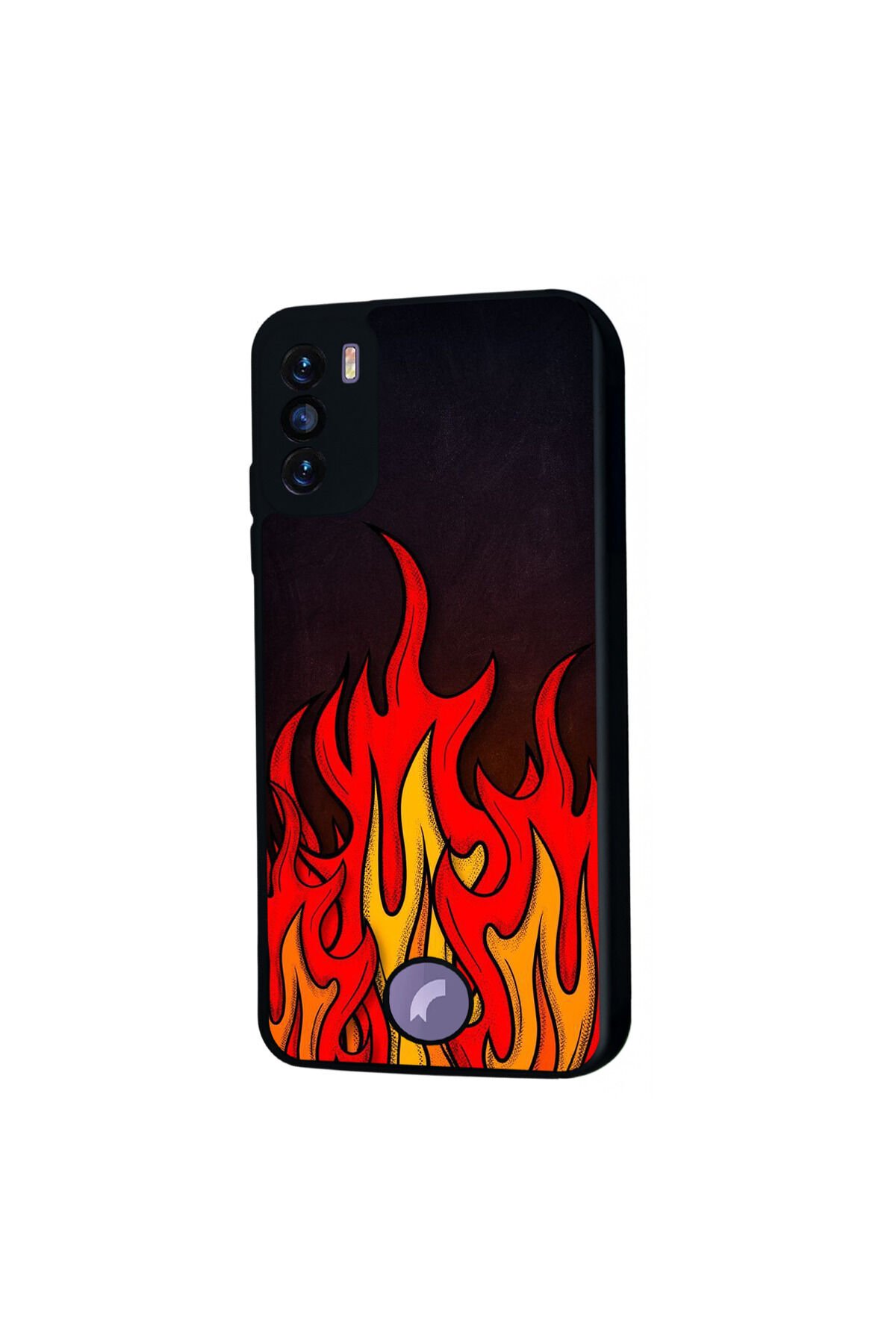 Reeder S19 Max Pro S Uyumlu Retro Flame Patterns Tasarımlı Glossy Premium Kılıf