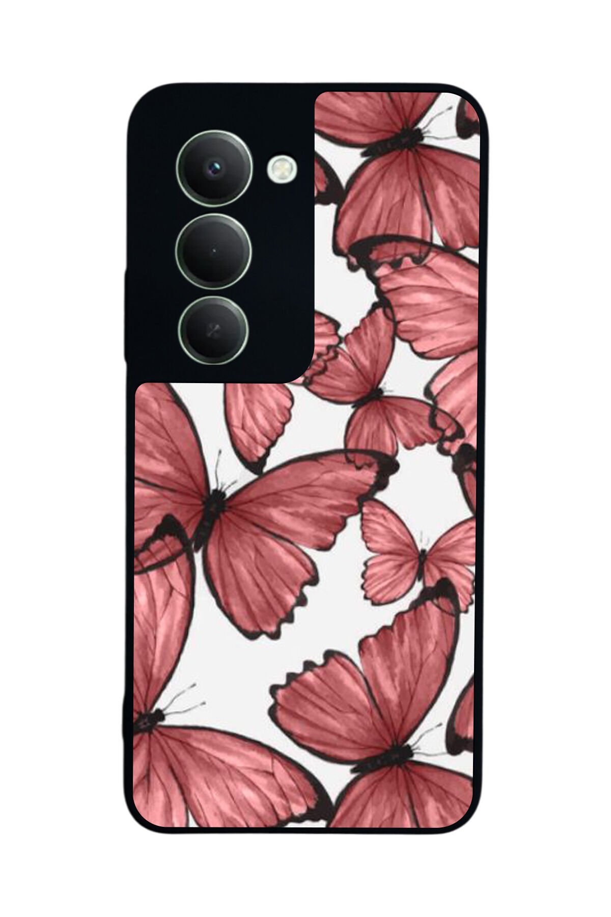 Xiaomi Redmi 15 5G Uyumlu Kelebek Tasarımlı Glossy Premium Kılıf