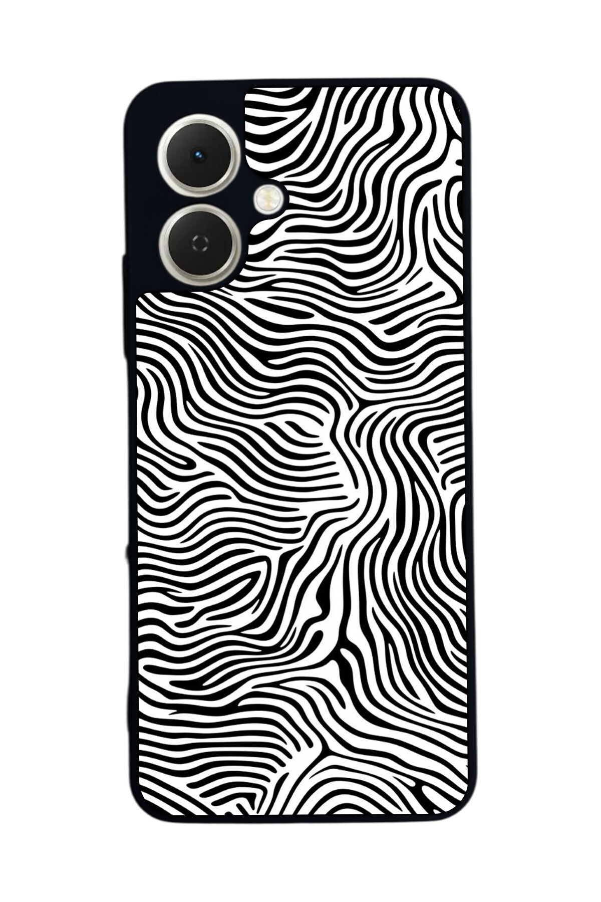 Tecno Spark GO 2 Uyumlu Çizgi Sanatı Tasarımlı Glossy Premium Kılıf