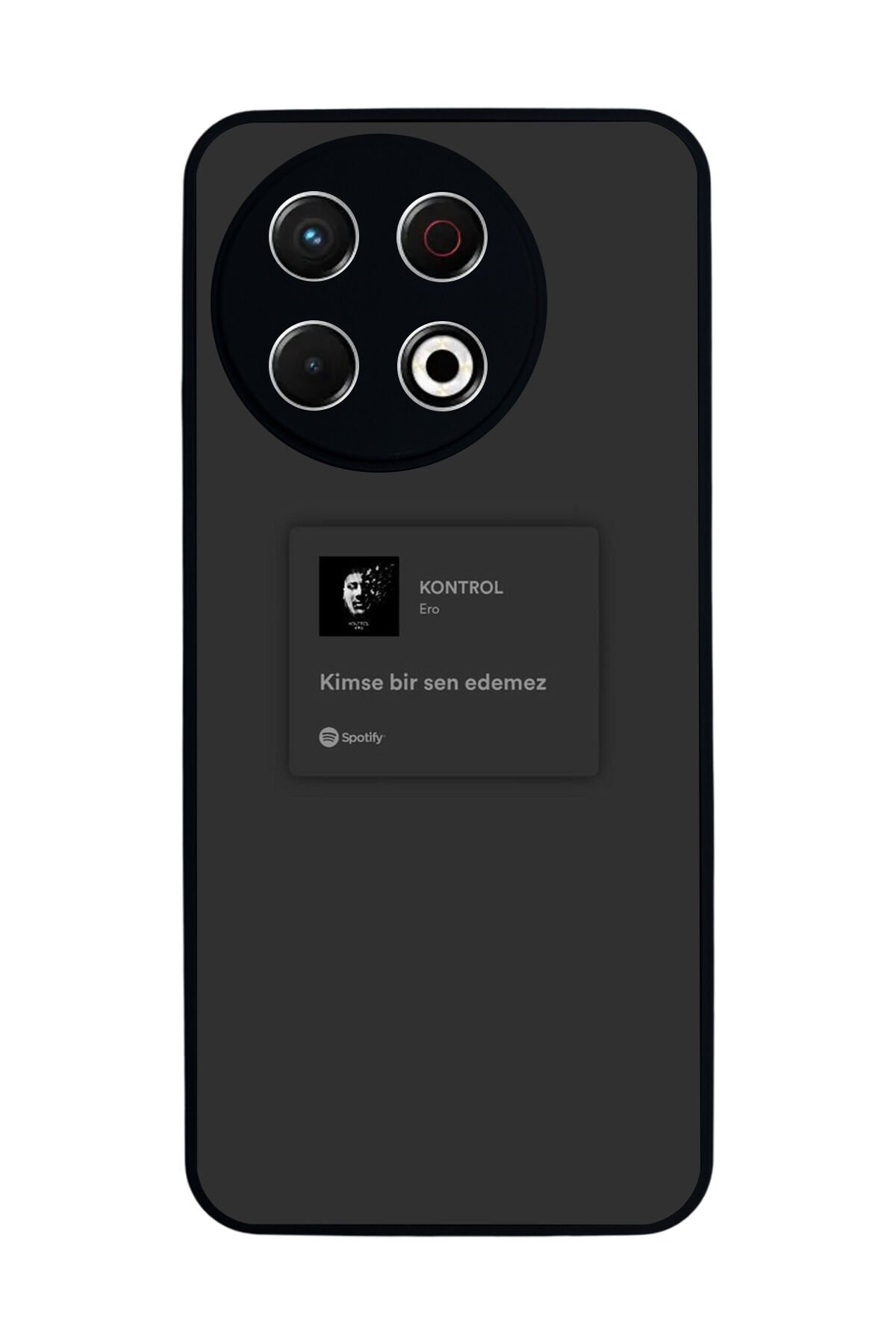 Tecno Spark 30 Pro Uyumlu Sarki Sozleri Tasarımlı Glossy Premium Kılıf