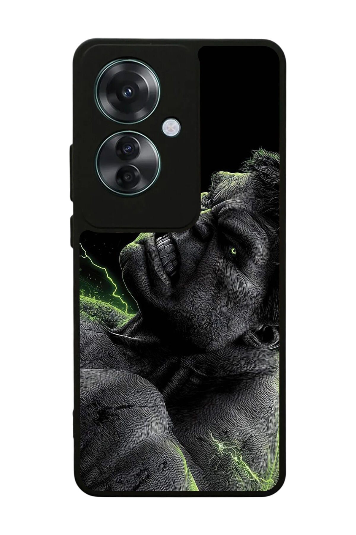 Oppo Reno 11F Uyumlu Hulk Tasarımlı Glossy Premium Kılıf