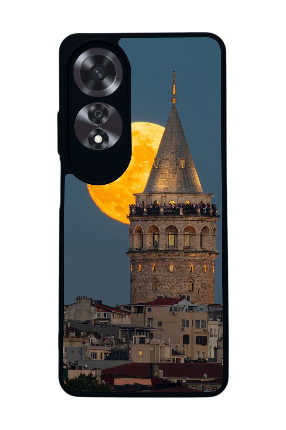 Oppo A60 Mat Siyah uyumlu Kılıf – Yumuşak Silikon, Koruyucu, Şok Emici Kapak