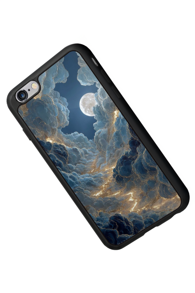 iPhone 6 Plus Uyumlu Ay Tasarımlı Glossy Premium Kılıf