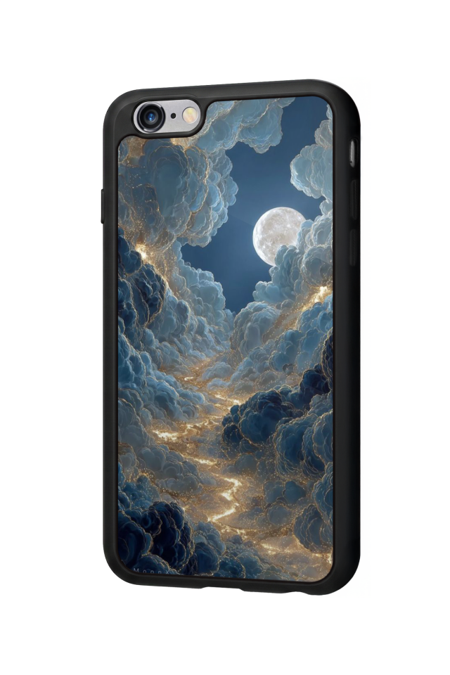 iPhone 6 Plus Uyumlu Ay Tasarımlı Glossy Premium Kılıf
