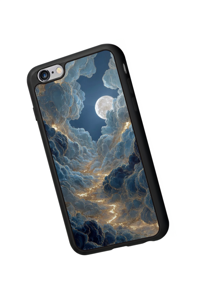 iPhone 6 Plus Uyumlu Ay Tasarımlı Glossy Premium Kılıf