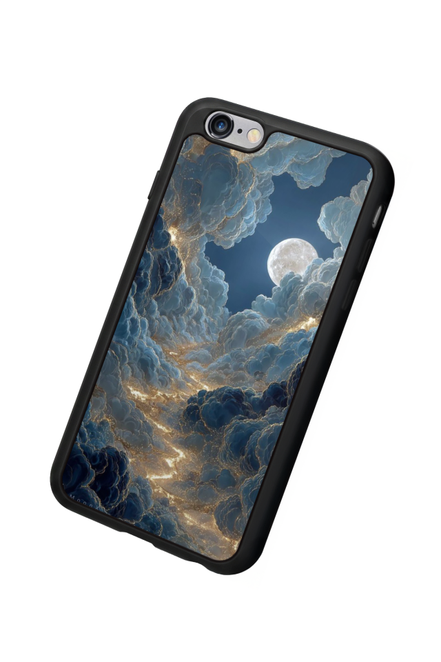 iPhone 6 Plus Uyumlu Ay Tasarımlı Glossy Premium Kılıf
