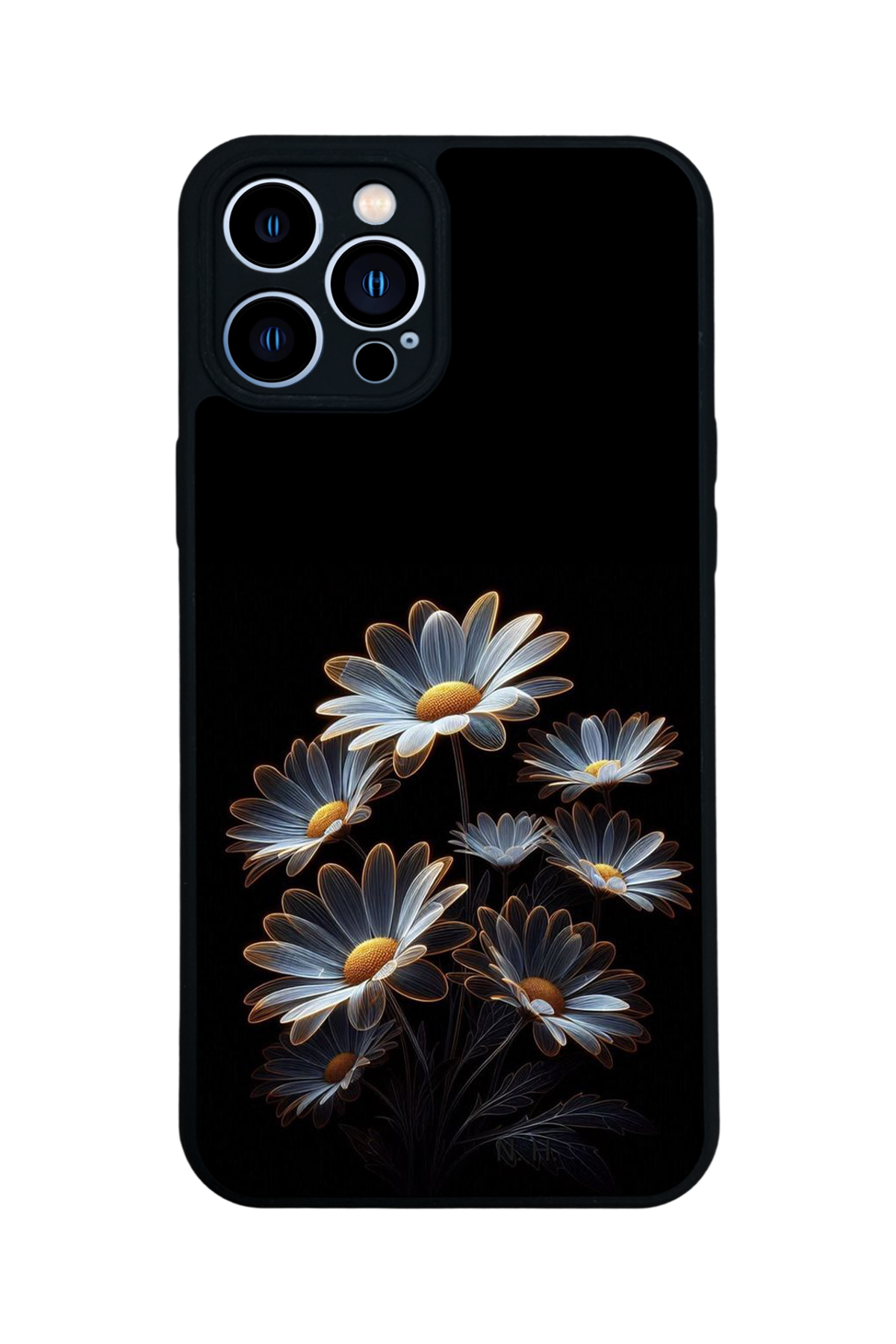 iPhone 13 Pro Max Uyumlu Cicek Tasarımlı Glossy Premium Kılıf