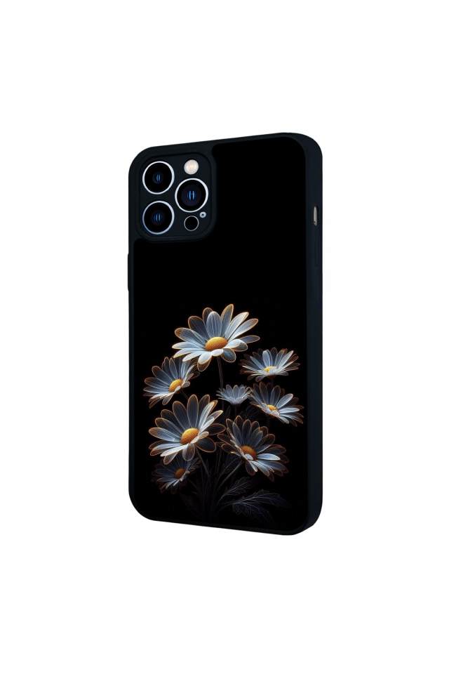 iPhone 13 Pro Max Uyumlu Cicek Tasarımlı Glossy Premium Kılıf
