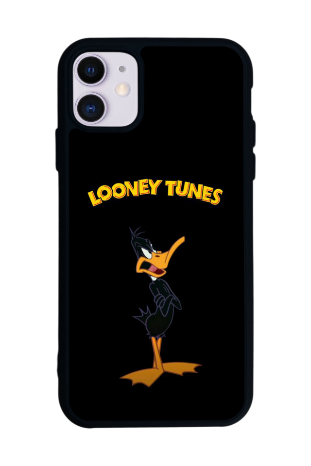 iPhone 11 Uyumlu Daffy duck Tasarımlı Glossy Premium Kılıf