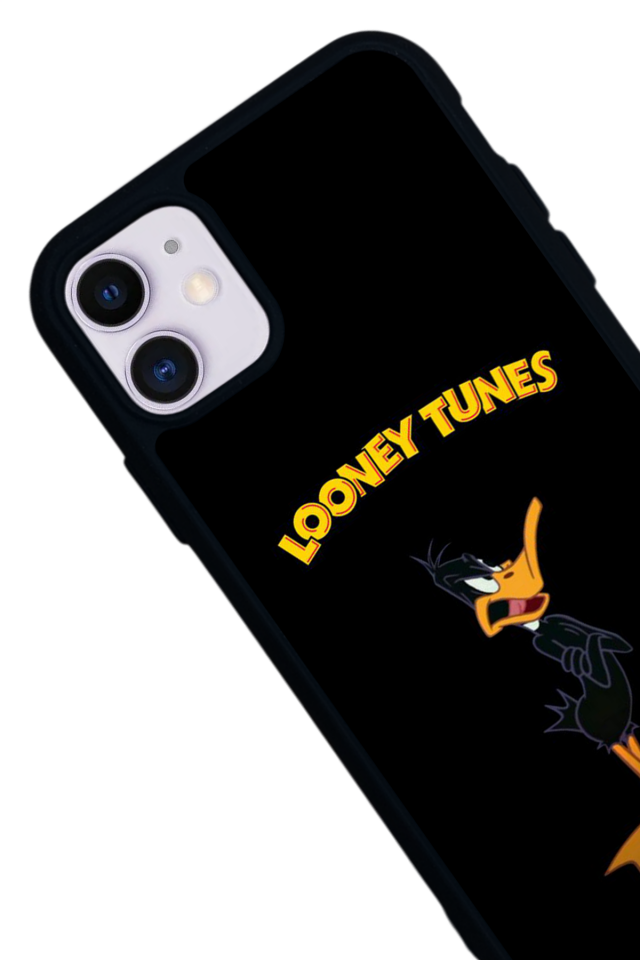 iPhone 11 Uyumlu Daffy duck Tasarımlı Glossy Premium Kılıf