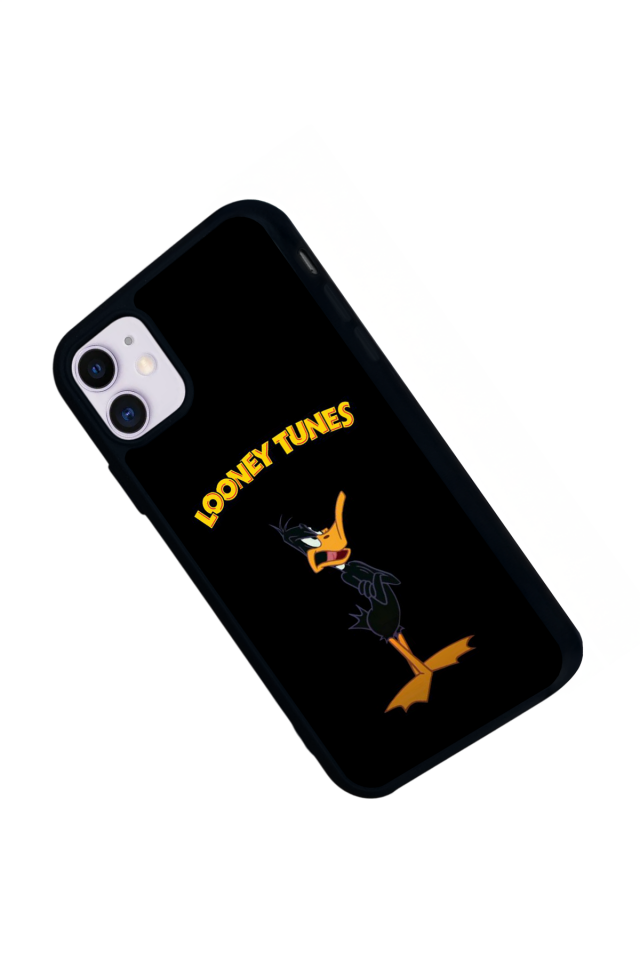 iPhone 11 Uyumlu Daffy duck Tasarımlı Glossy Premium Kılıf