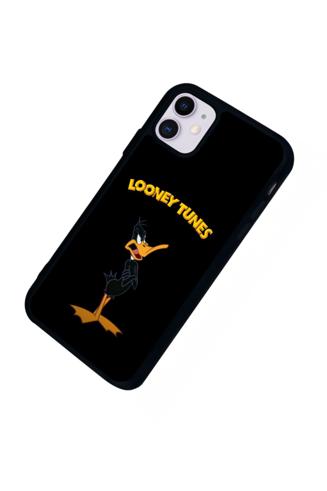 iPhone 11 Uyumlu Daffy duck Tasarımlı Glossy Premium Kılıf