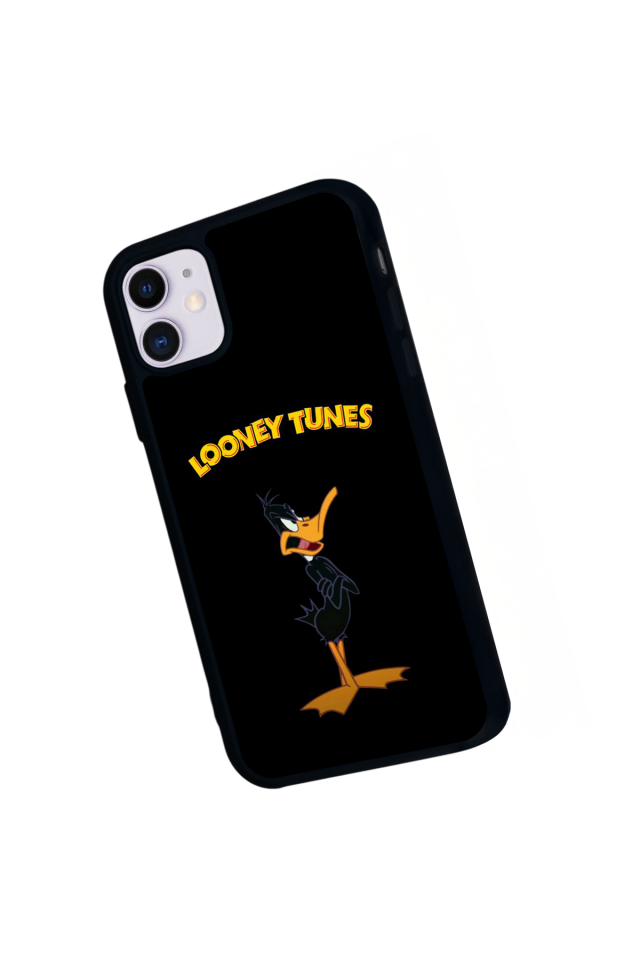 iPhone 11 Uyumlu Daffy duck Tasarımlı Glossy Premium Kılıf