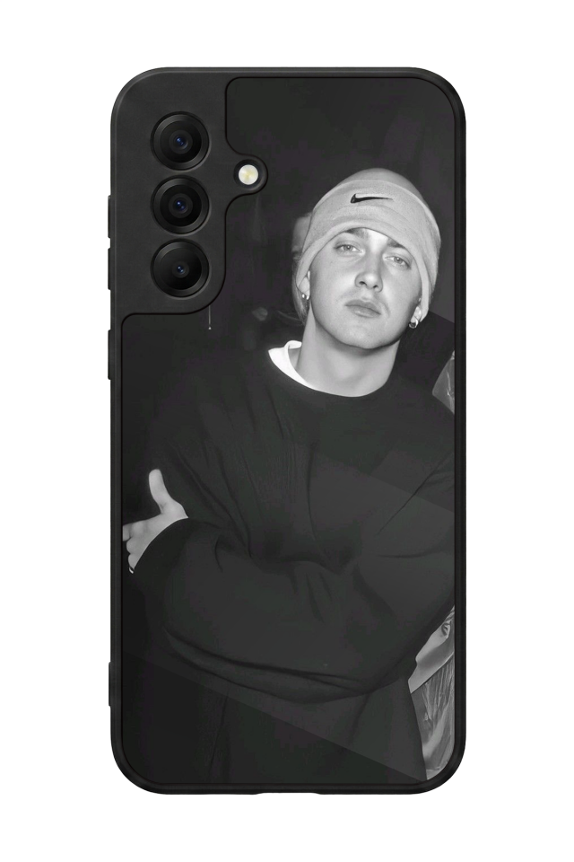 Samsung Galaxy A17 Uyumlu Eminem Tasarımlı Glossy Premium Kılıf