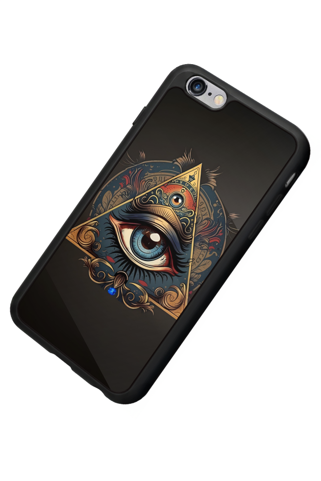 iPhone 6 Plus Uyumlu Göz Tasarımlı Glossy Premium Kılıf