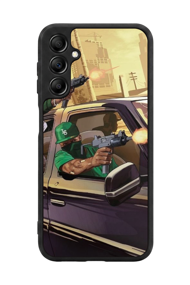 Samsung Galaxy A14 Uyumlu GTA Tasarımlı Glossy Premium Kılıf