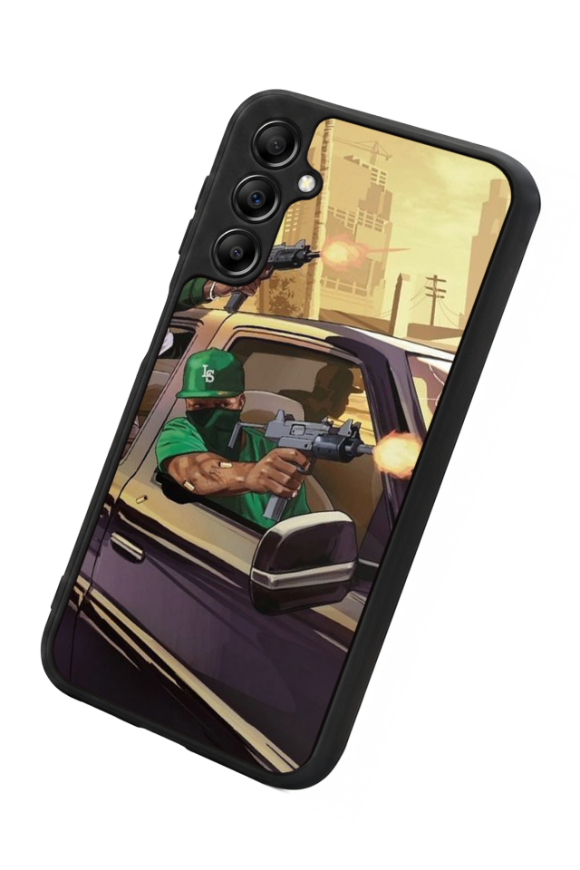 Samsung Galaxy A14 Uyumlu GTA Tasarımlı Glossy Premium Kılıf