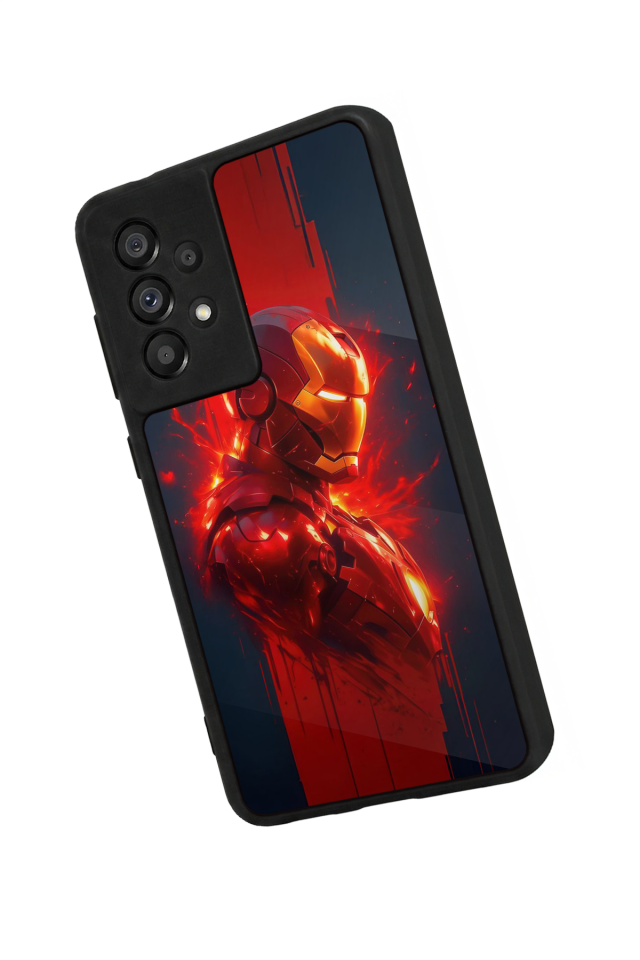 Samsung Galaxy A73 Uyumlu  Iron Man ( Demir Adam ) Tasarımlı Glossy Premium Kılıf