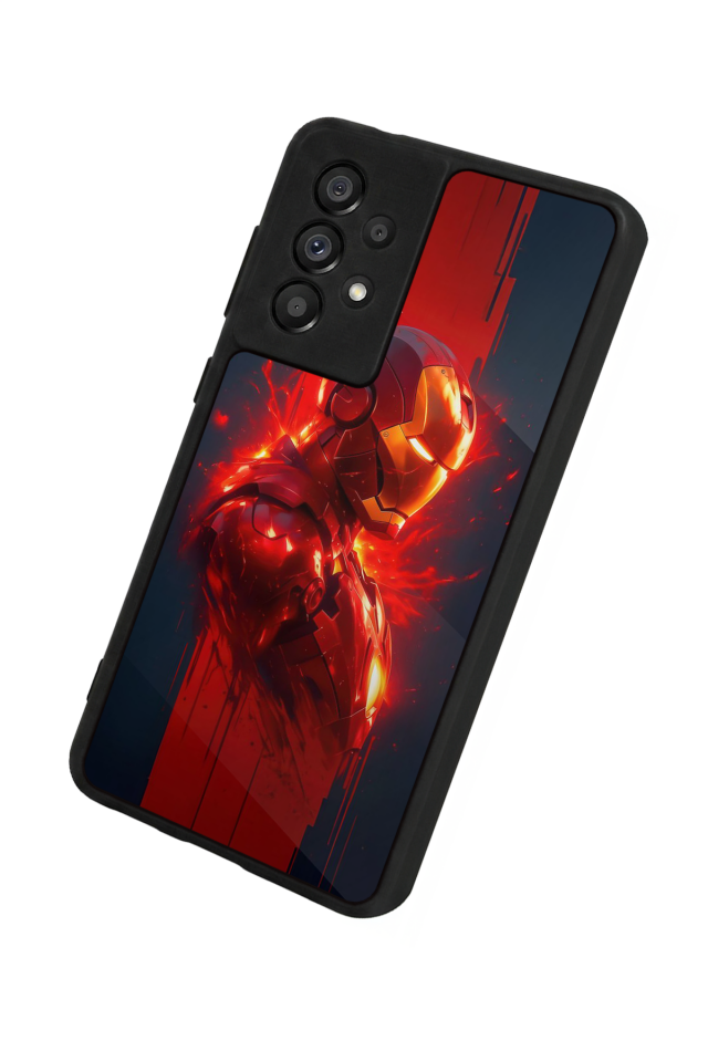 Samsung Galaxy A73 Uyumlu  Iron Man ( Demir Adam ) Tasarımlı Glossy Premium Kılıf