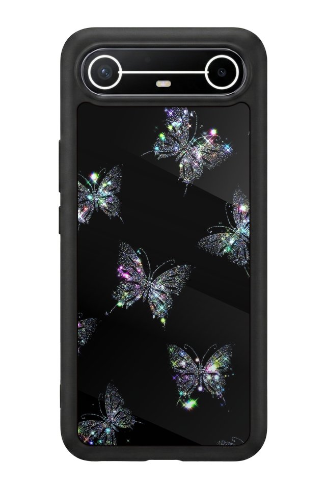 Tecno Spark Slim 5G Uyumlu Kelebek Tasarımlı Glossy Premium Kılıf