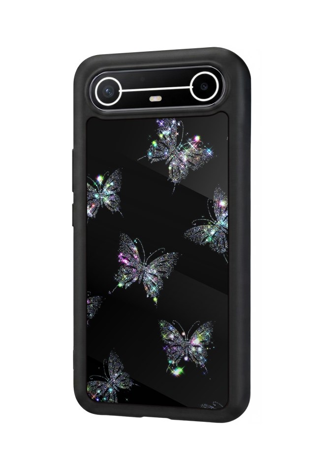 Tecno Spark Slim 5G Uyumlu Kelebek Tasarımlı Glossy Premium Kılıf