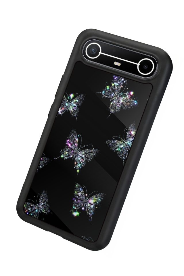 Tecno Spark Slim 5G Uyumlu Kelebek Tasarımlı Glossy Premium Kılıf