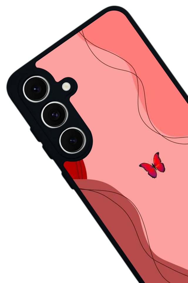 Samsung Galaxy A16 Uyumlu Kelebek Tasarımlı Glossy Premium Kılıf