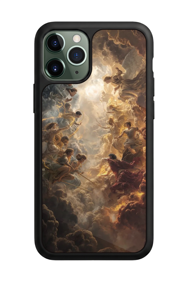 iPhone 11 Pro Uyumlu Melek Tasarımlı Glossy Premium Kılıf