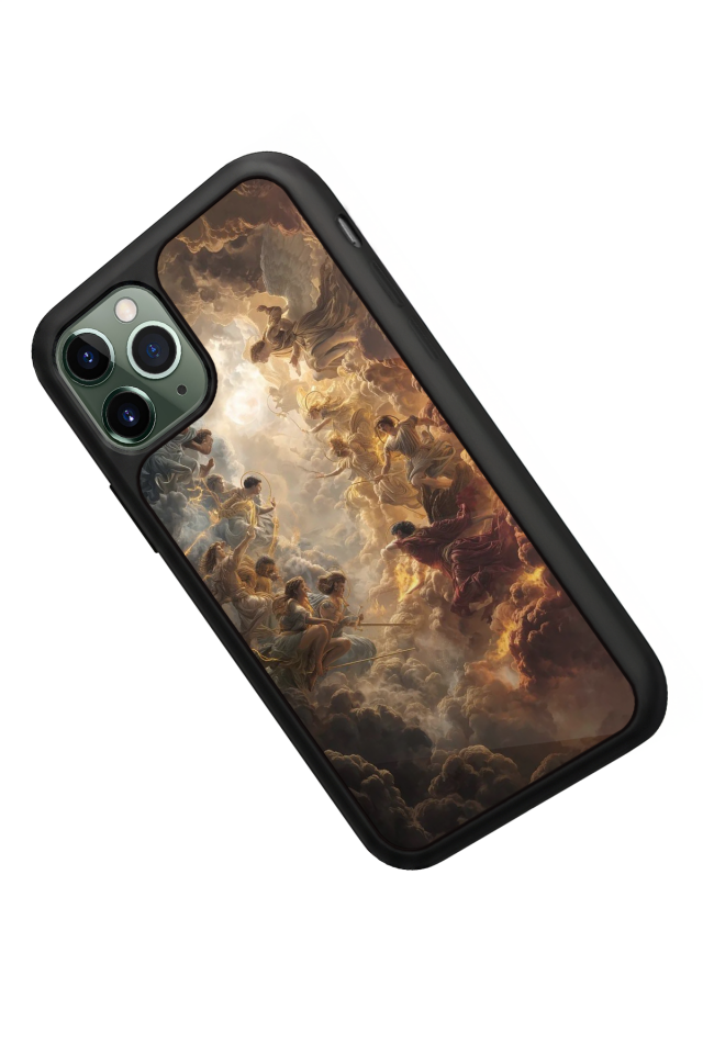 iPhone 11 Pro Uyumlu Melek Tasarımlı Glossy Premium Kılıf